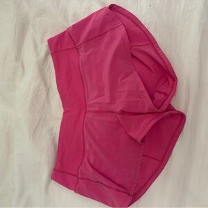 Lululemon Athletica sonic pink speed up Athletic Shorts
